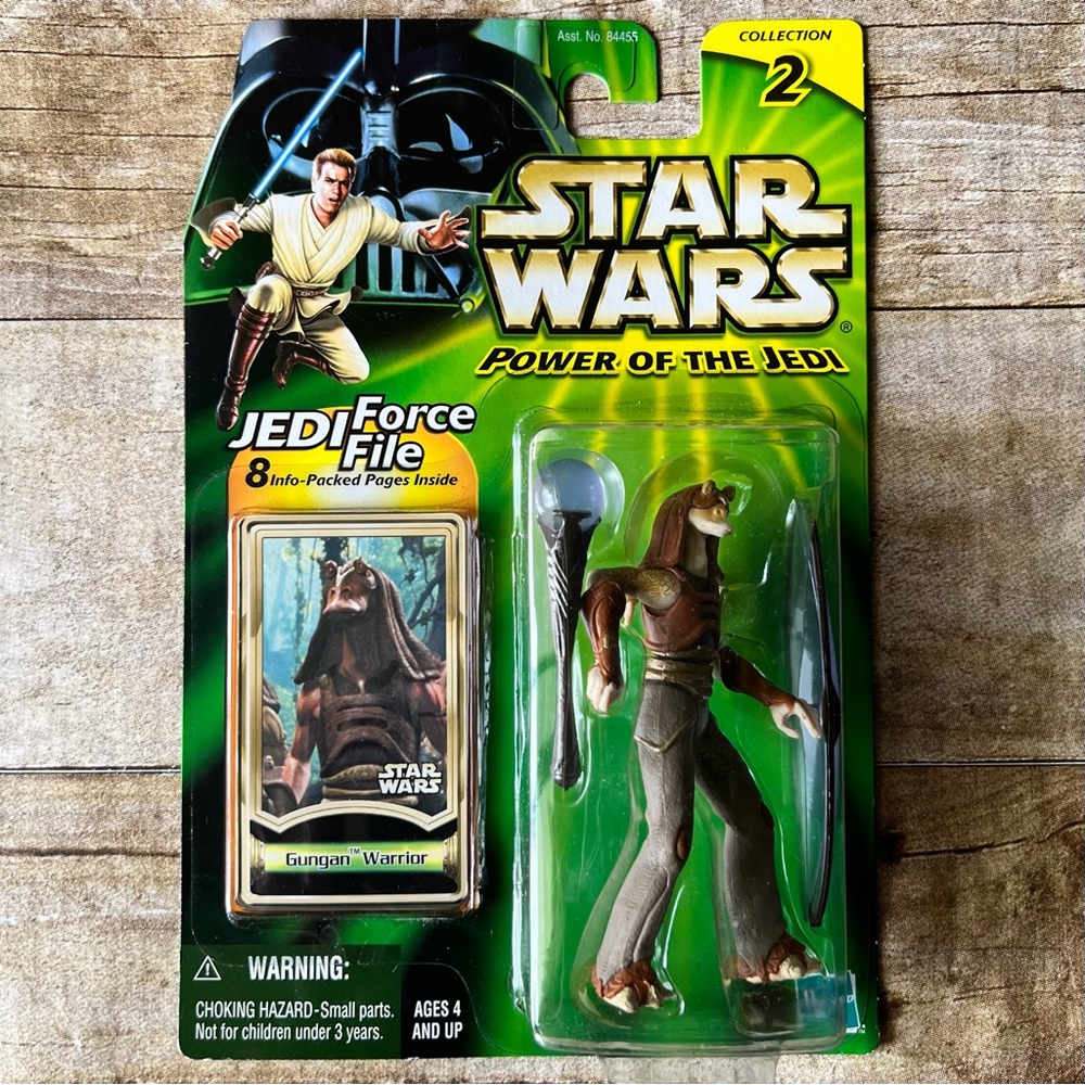 Star Wars Power‎ of the Jedi Gungan Warrior Action Figure Hasbro 2000 84274 New
